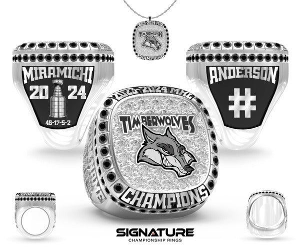 Miramichi Timberwolves Hockey -Men's 2024 Championship Ring