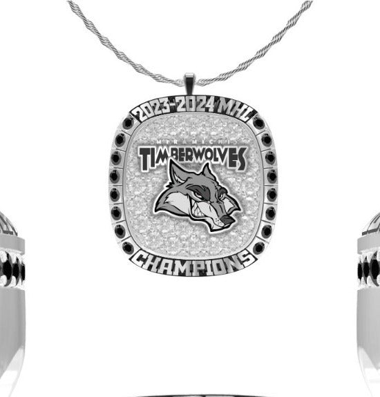 Miramichi Timberwolves Hockey -Men's 2024 Pendant