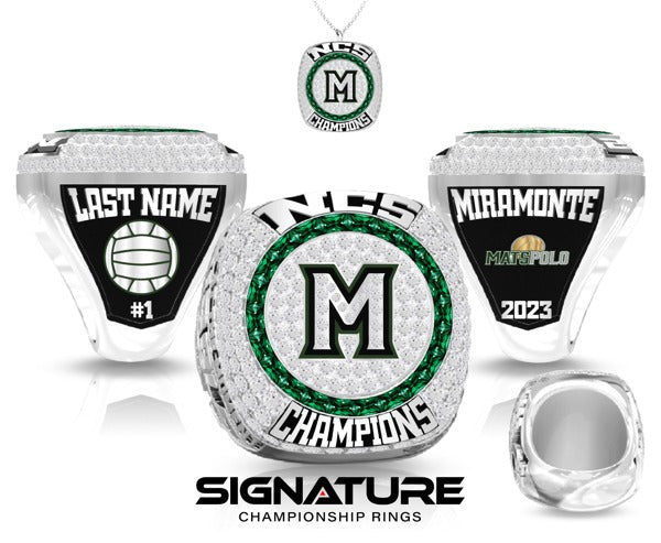 Miramonte High School Water Polo -Men&#39;s 2023 Championship Ring