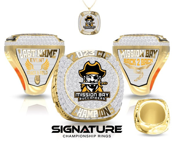 Mission Bay Track & Field -Men's 2023 Championship Ring