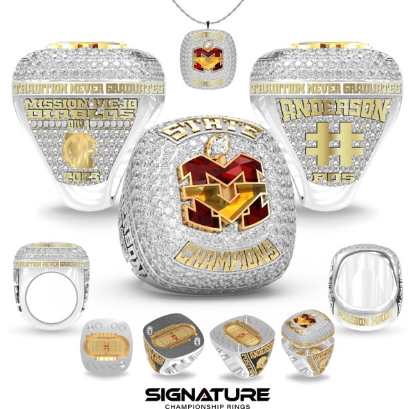 Mission Viejo High School Football 2023 Championship Ring