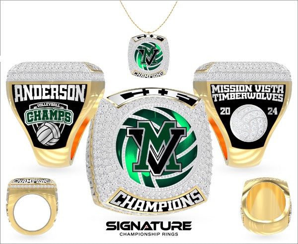 Mission Vista High School Volleyball -Men's 2024 Championship Ring