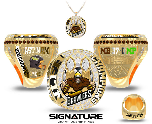 Mississippi Brawlers Semi-Pro Championship Ring