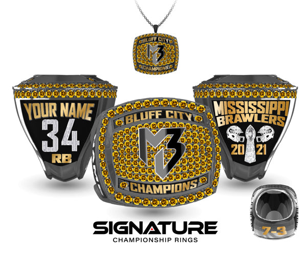 Mississippi Brawlers Championship Ring