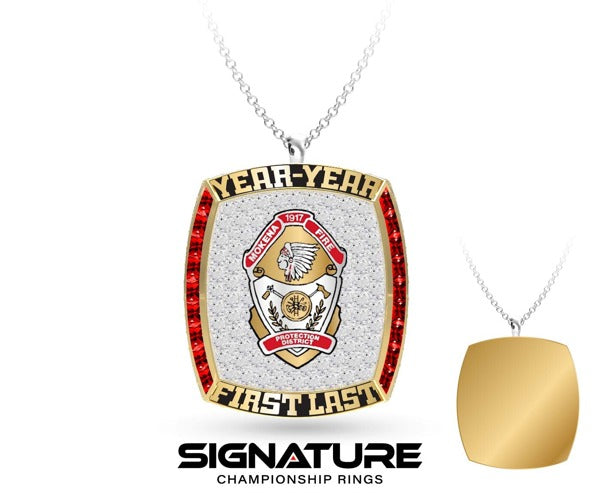 Mokena Fire Protection District Retirement 2025 Pendant