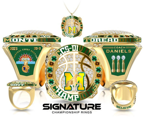 Monterey High School Basketball -Men's 2023 Pendant