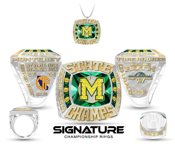 Monterey High School Basketball -Men's 2024 Championship Ring
