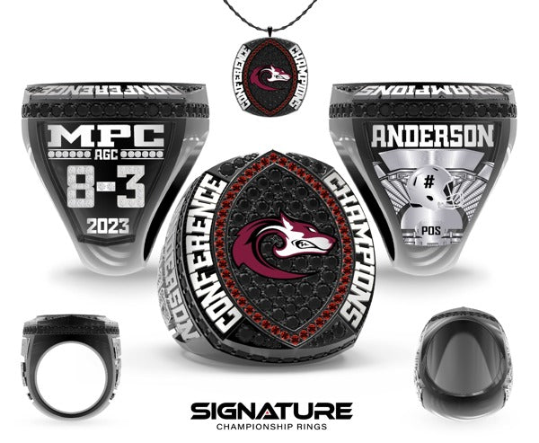 Monterey Peninsula College Football 2023 Championship Ring