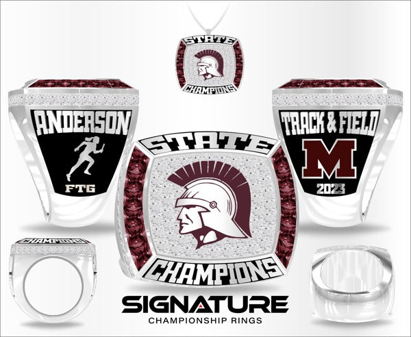 Morgan High School Track &amp; Field -Coed 2023 Championship Ring
