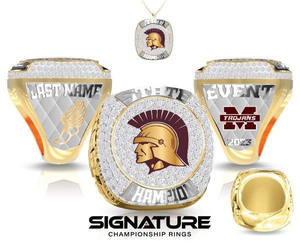Morgan High School Track &amp; Field -Men's 2023 Championship Ring