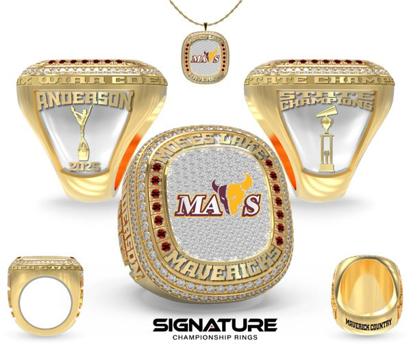 Moses Lake High School Cheer 2025 Championship Ring