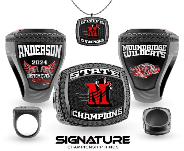 Moundridge High School Track &amp; Field -Men's 2024 Championship Ring
