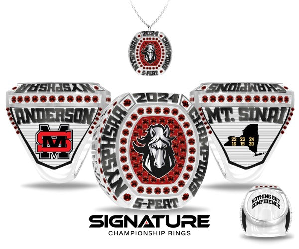 Mount Sinai High School Cheer 2024 Championship Ring