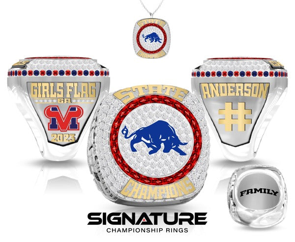 Mountain View High School Flag Football - Women's 2023 Championship Ring