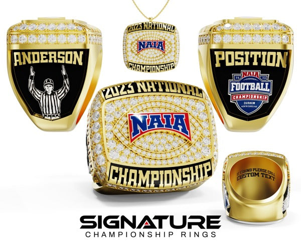 NAIA Officiating 2023 Championship Ring