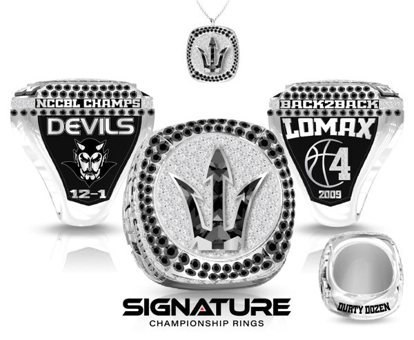 Damon Lomax NCCBL -Men's 2009 Championship Ring