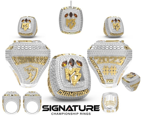 Mississippi Brawlers Football 2023 Championship Ring