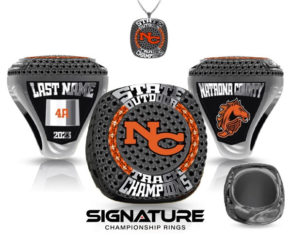 Natrona County High School Outdoor Track 2023 Championship Ring
