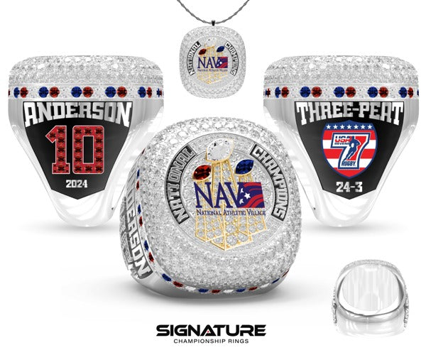 Nav 7s Rugby Rugby 2024 Championship Ring