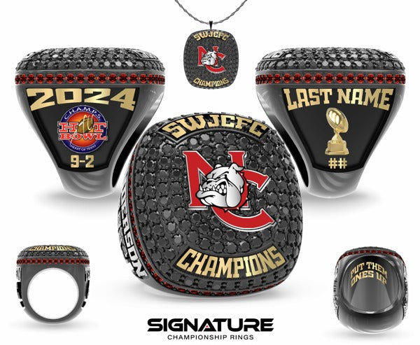 Navarro College Football 2024 Championship Ring