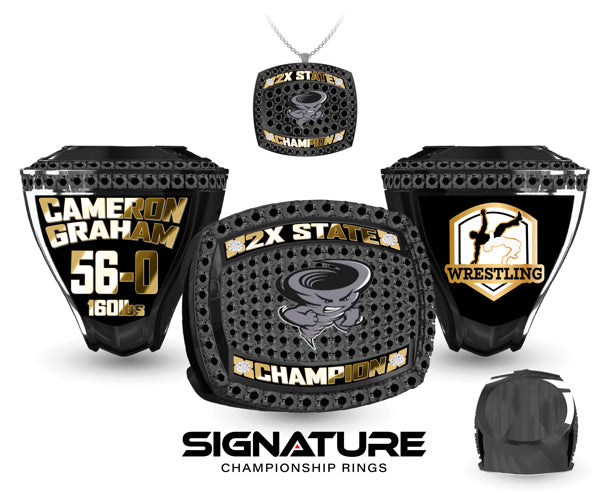 Cross County Wrestling Championship Ring