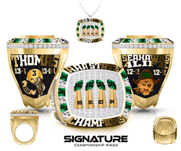 East Valley Warlords Championship Ring