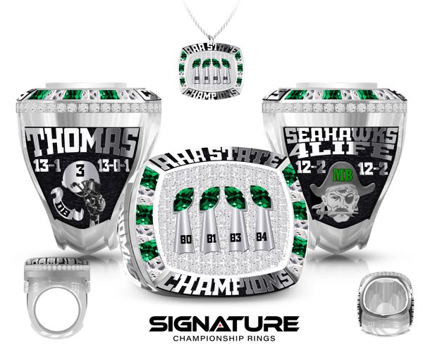 East Valley Warlords Championship Ring