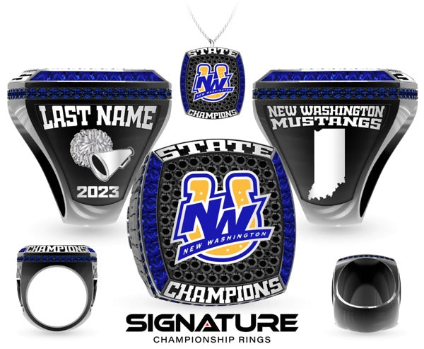 New Washington High School Cheer 2023 Championship Ring