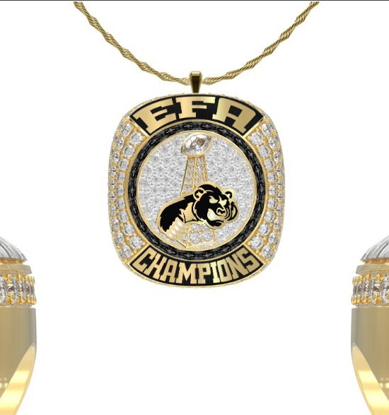 New York Bears Football 2023 Pendant