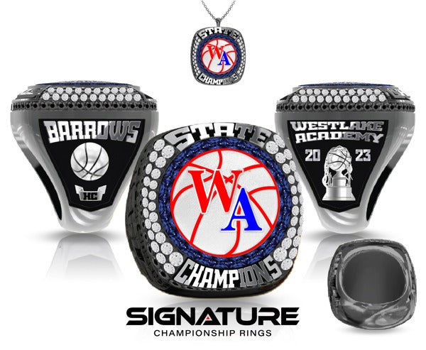 Westlake Academy Basketball -Women's 2023 Championship Ring