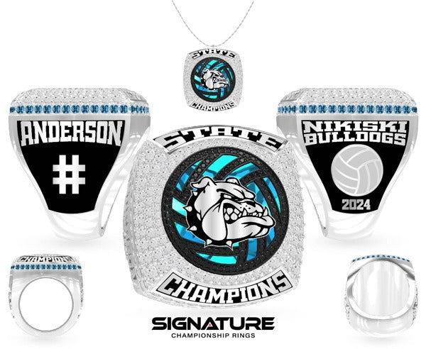 Nikiski High School Volleyball -Women's 2024 Championship Ring