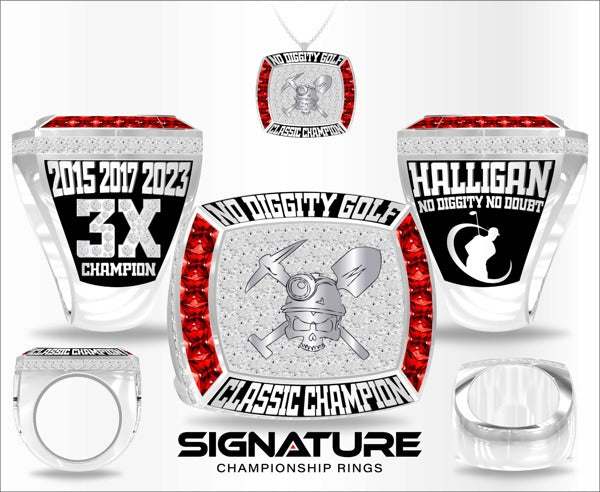 No Diggity Golf -Men's 2023 Championship Ring