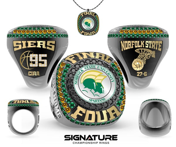 Norfolk State University Basketball -Men's 1995 Championship Ring