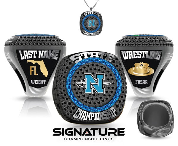 North Bay Haven Charter Academy High School Wrestling 2023 Coach Championship Ring
