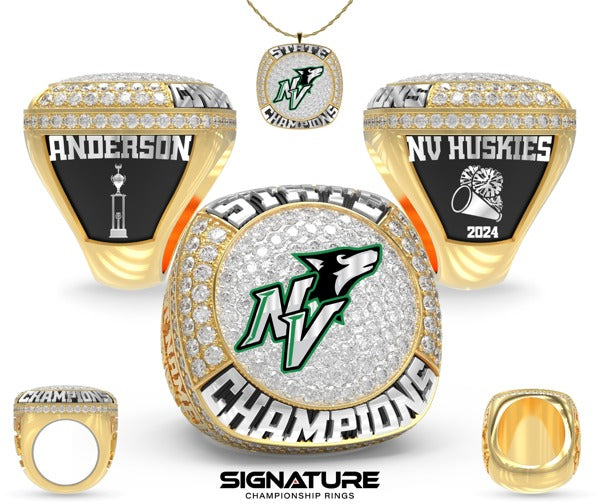 Northern Valley High School Cheer 2024 Championship Ring