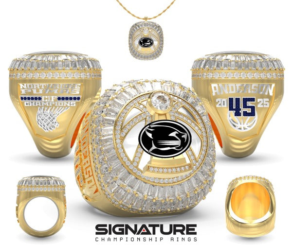 Northridge Academy Basketball -Women's 2025 Championship Ring