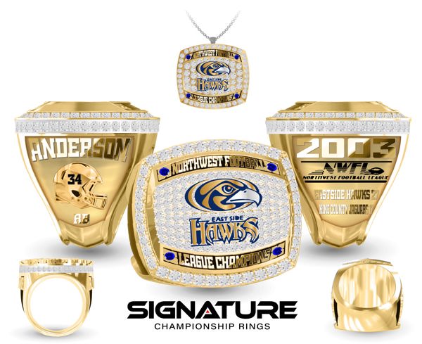 Northwest Football League Championship Ring 2003