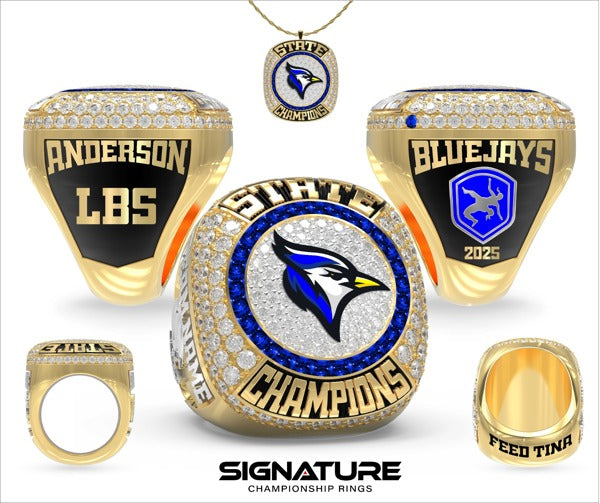 Norton Community High School Wrestling 2025 Championship Ring