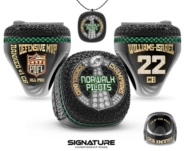 Norwalk Pilots Football 2024 Championship Ring