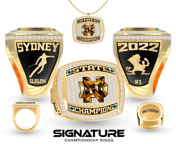 Notre Dame Preparatory High School Ski 2022 Championship Ring