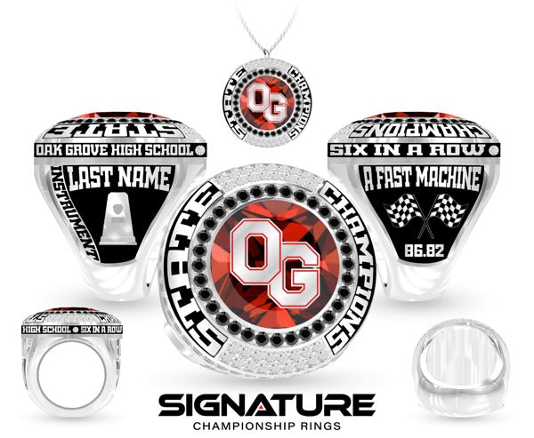 Oak Grove High School Band 2024 Championship Ring