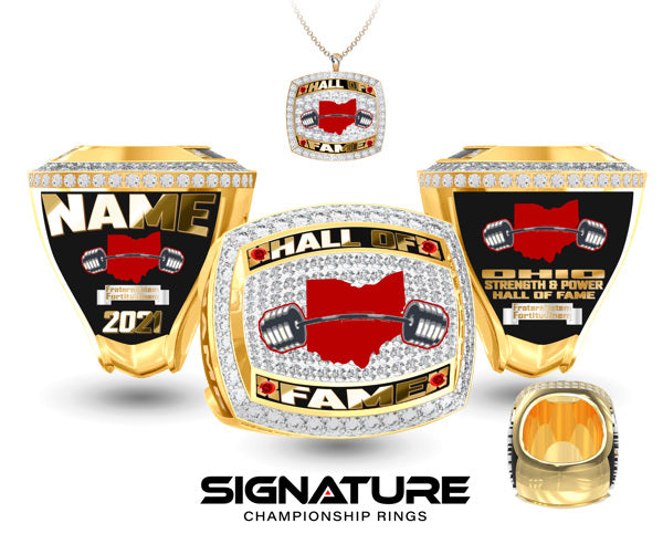 Powerlifting Hall of Fame Championship Ring-OHIO