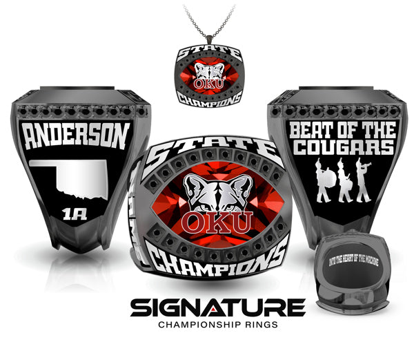 Oklahoma Union High School Championship Ring