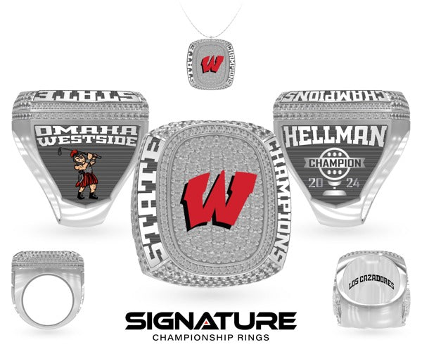 Omaha Westside High School  Golf -Men's 2024 Championship Ring