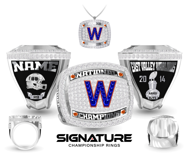 East Valley Warlords Championship Ring