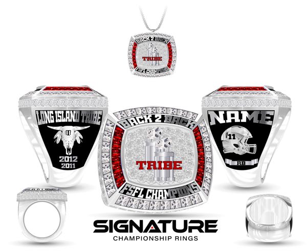 Long Island Tribe Back 2 Back Championship Ring