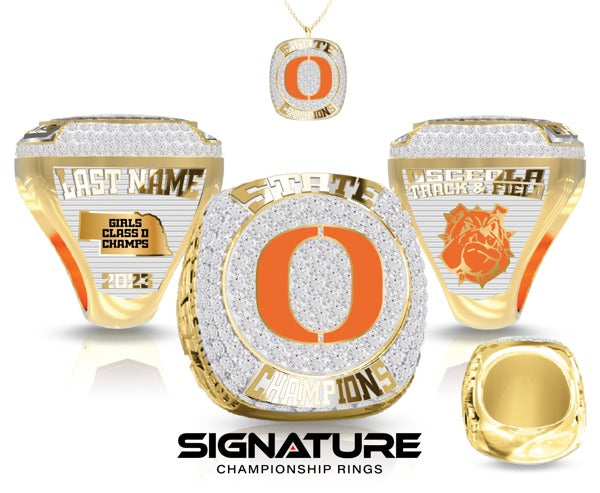 Osceola High School Track & Field -Women's 2023 Championship Ring