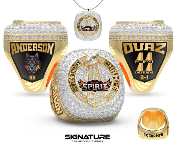 Ottawa University of Arizona  Football 2023 Championship Ring