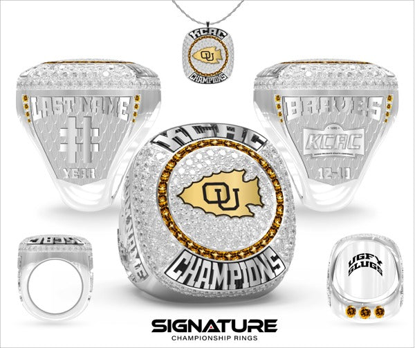 Ottawa University Lacrosse -Men's 2024 Championship Ring