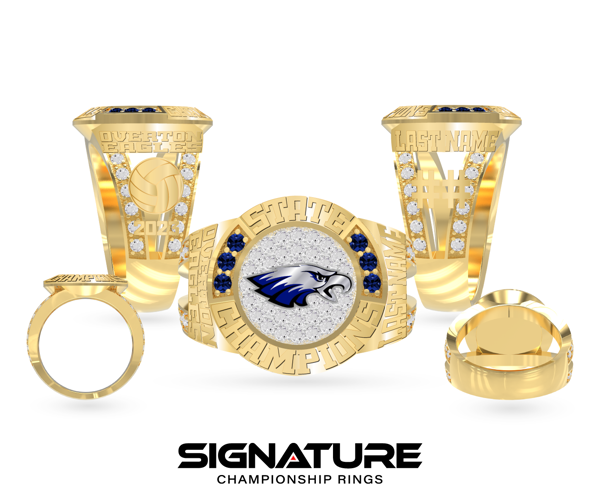 Overton High School Volleyball -Women's 2023 Fashion Ring
